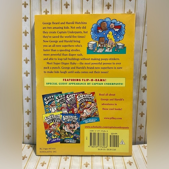 📚 3/$15 The Adventures of Super Diaper Baby Graphic Novel - Picture 5 of 5